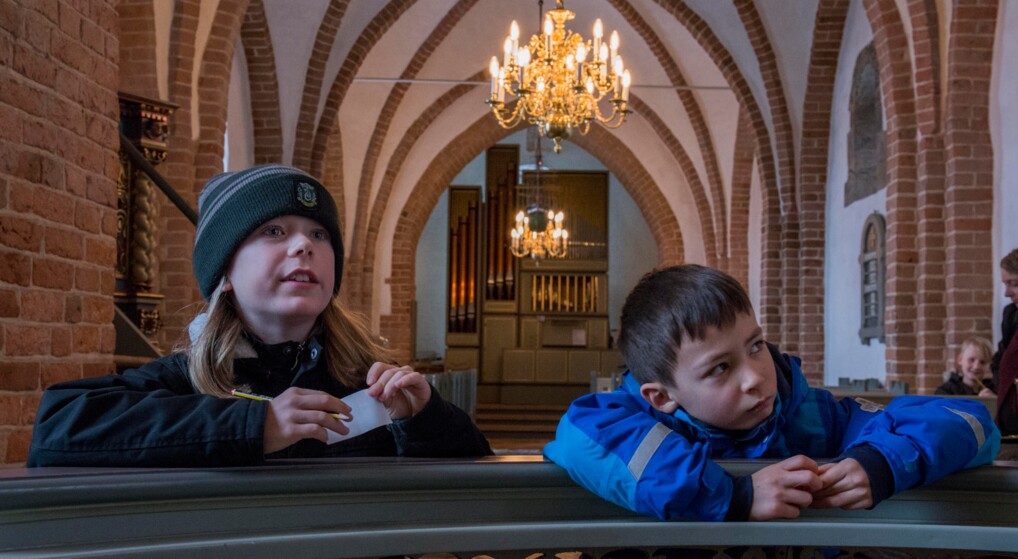 børnekonfirmander i Foldby Kirke