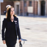 Kirkeministeren ankommer foto Lasse Skov.jpg